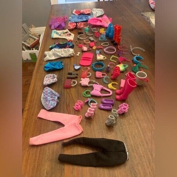 Disney Other - Barbie accessories some vintage and gently used, Disney, high boots, purses